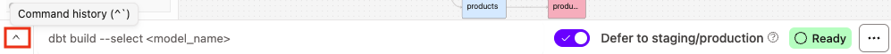 Access recent commands to see the autofix button Access recent commands to see the autofix button